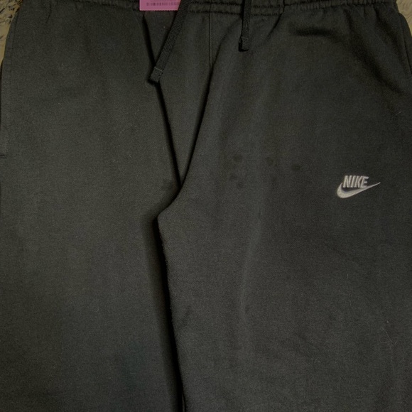 Men’s XXL Embroidered Nike 3 Pocket Fleece Sweatpants Black - Picture 6 of 7